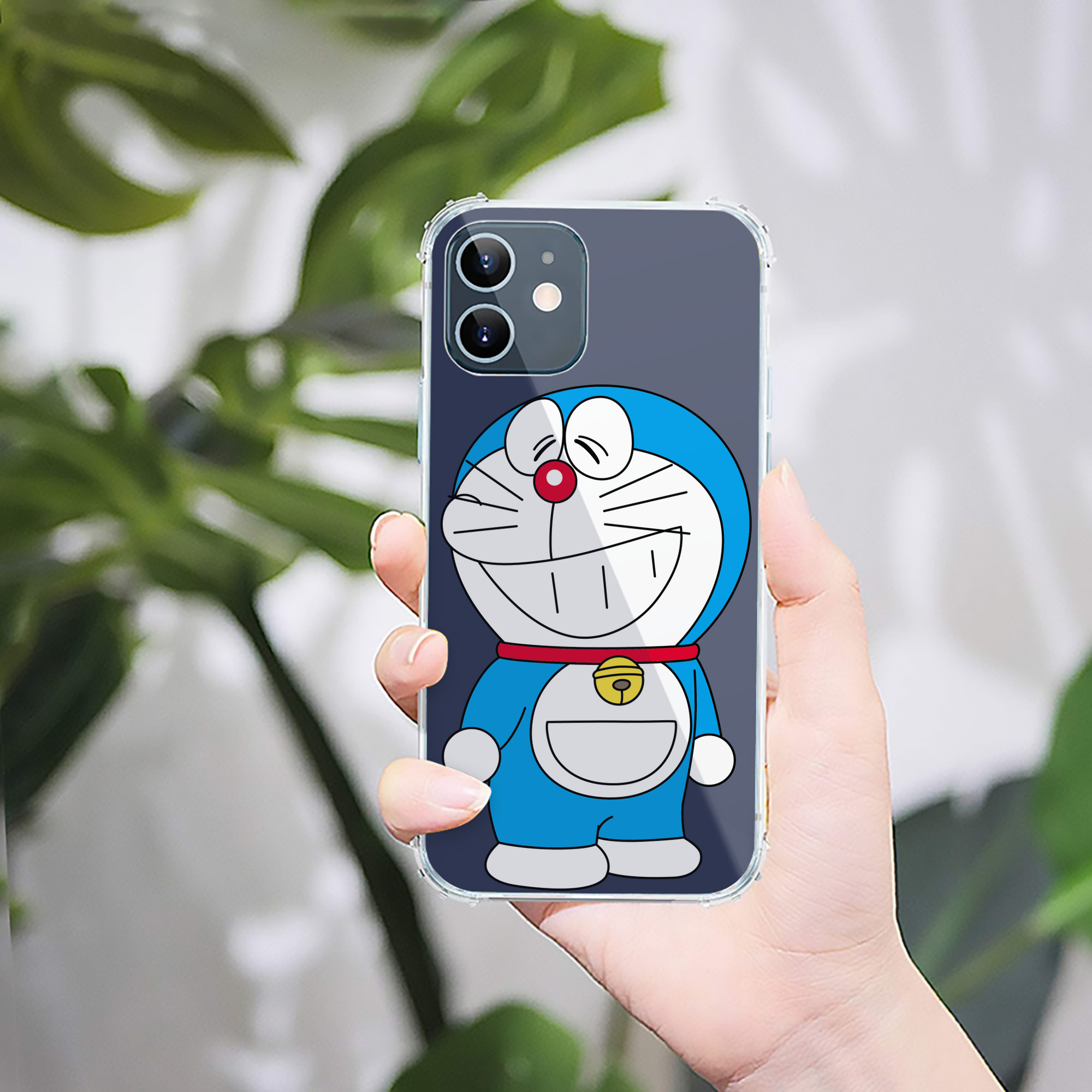 （画像用） ドラえもん Doraemon 【iPhone 12シリーズ対応】透明スマホケース（クリアソフトケース）